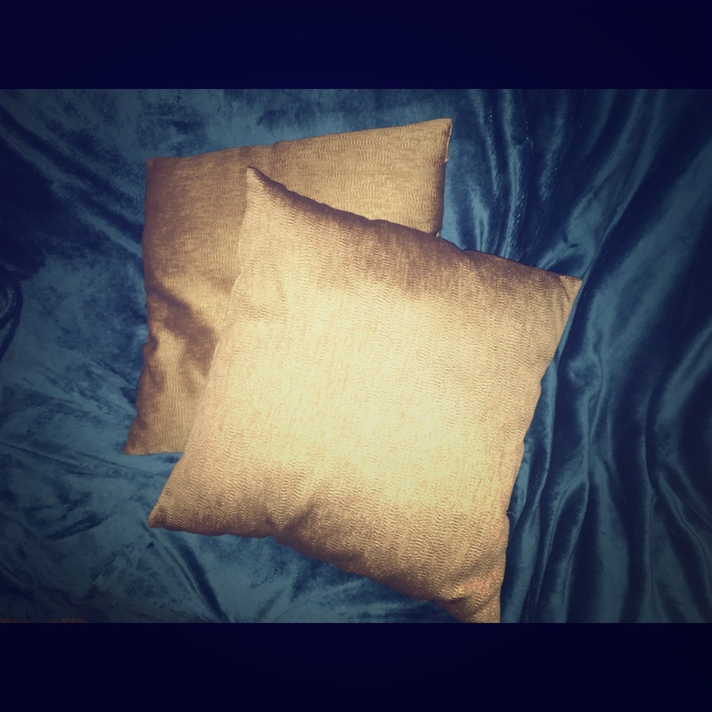 Gold pillows!